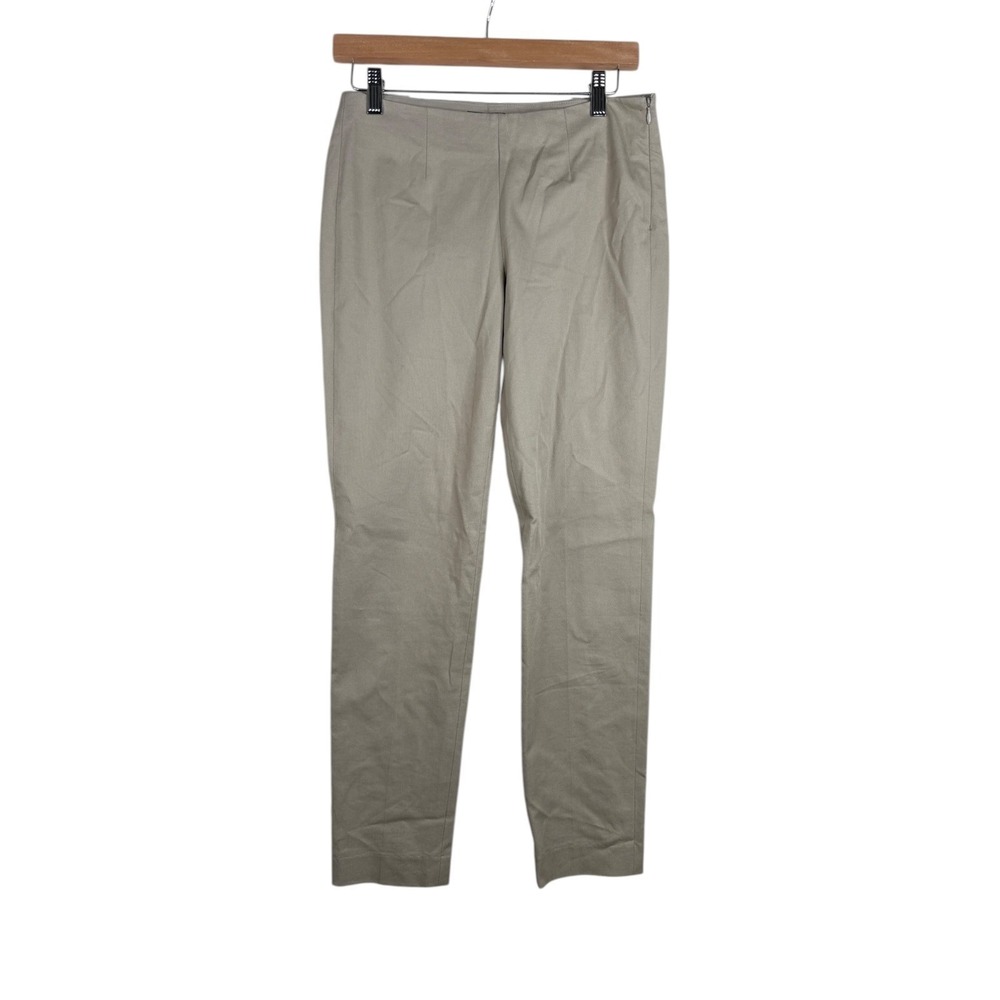 Theory Slim‎ Leg Career Pants size 2 Cream